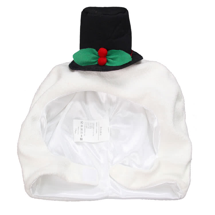 2015 New Style White Children Christmas Costume with Red Copper-nose Snowman Suit