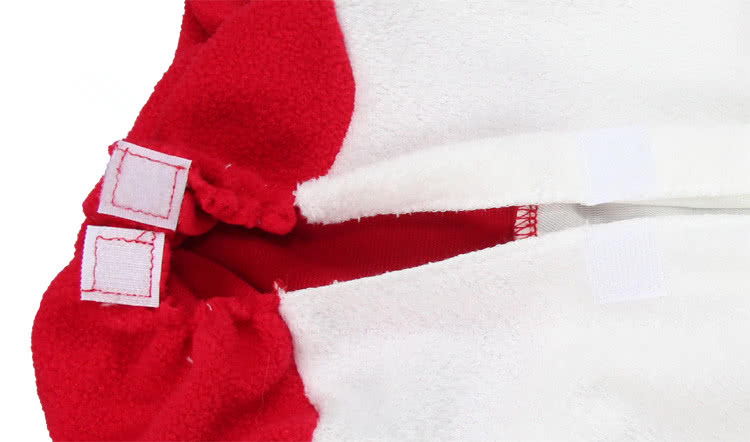 2015 New Style White Children Christmas Costume with Red Copper-nose Snowman Suit
