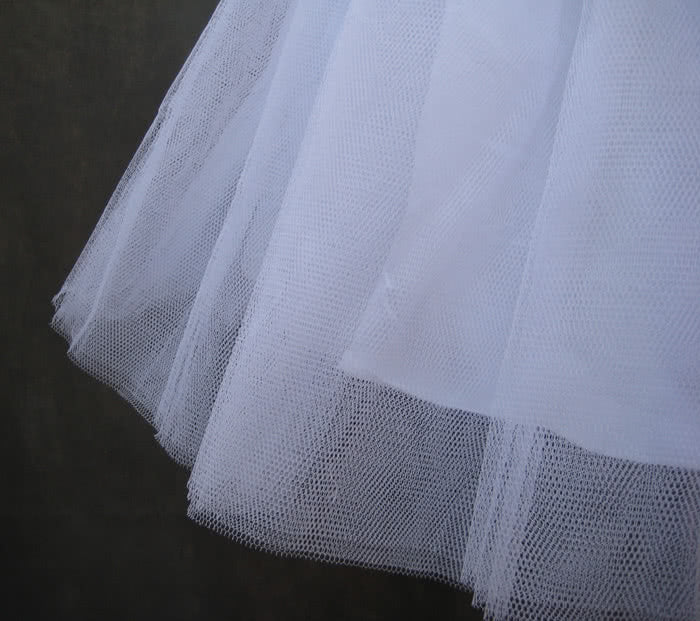 16inch Lolita white and black underskirt crinoline for dress prom girl petticoat