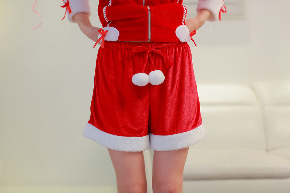 The new Christmas dress party dress Christmas costumes performing long-sleeved dress