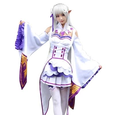 Re: Life in a Different World from Zero Emilia Dresses Cosplay Costumes
