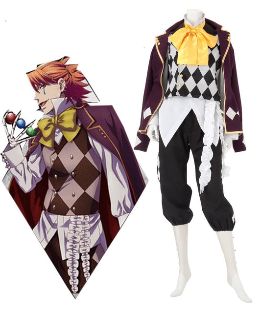 Black Butler Circus Joker Costumes Cosplay