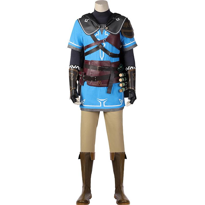 The Legend of Zelda2 Breath of the Wild Link Cosplay Costume