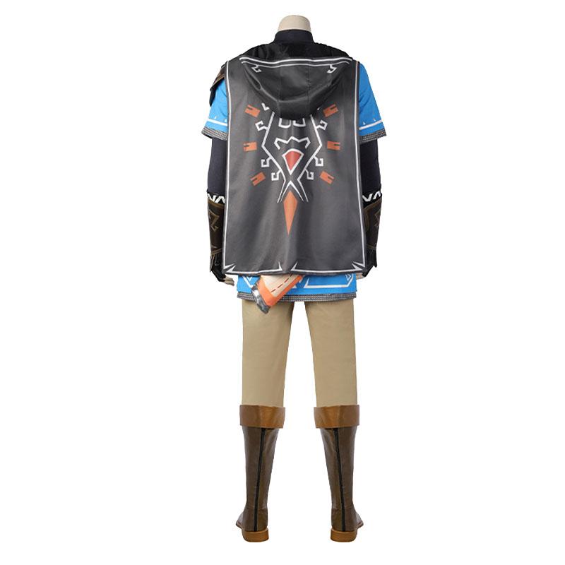 The Legend of Zelda2 Breath of the Wild Link Cosplay Costume