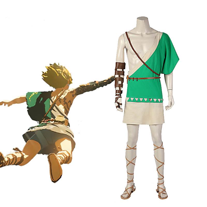 The Legend of Zelda2 Breath of the Wild Desert Link Cosplay Costume