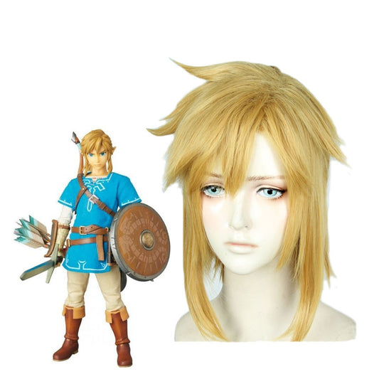 The Legend of Zelda Breath of the Wild Link Blond Cosplay Wigs