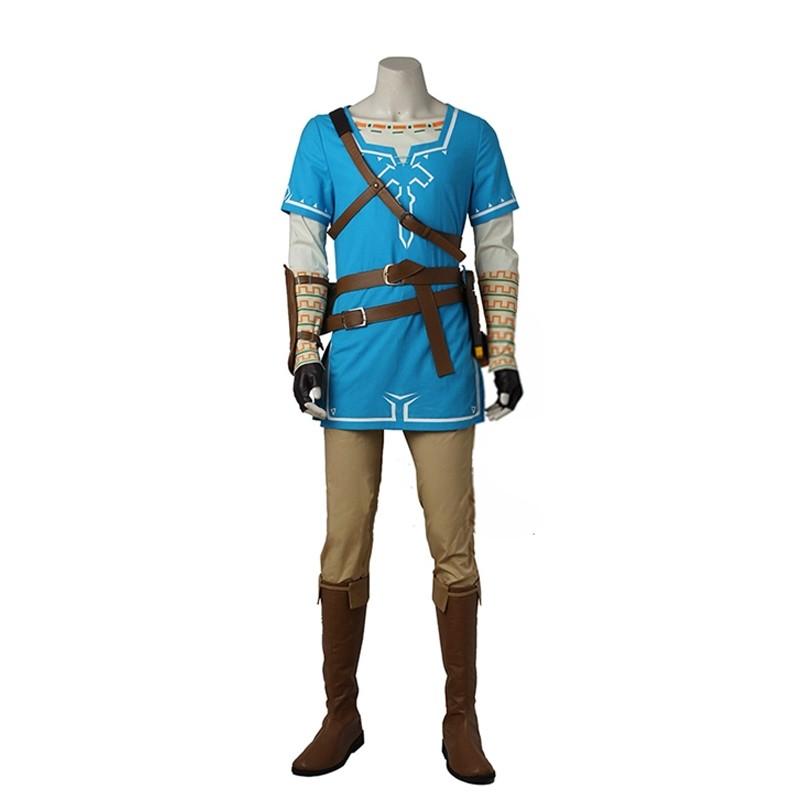 The Legend of Zelda Breath of the Wild Link Cosplay Costume