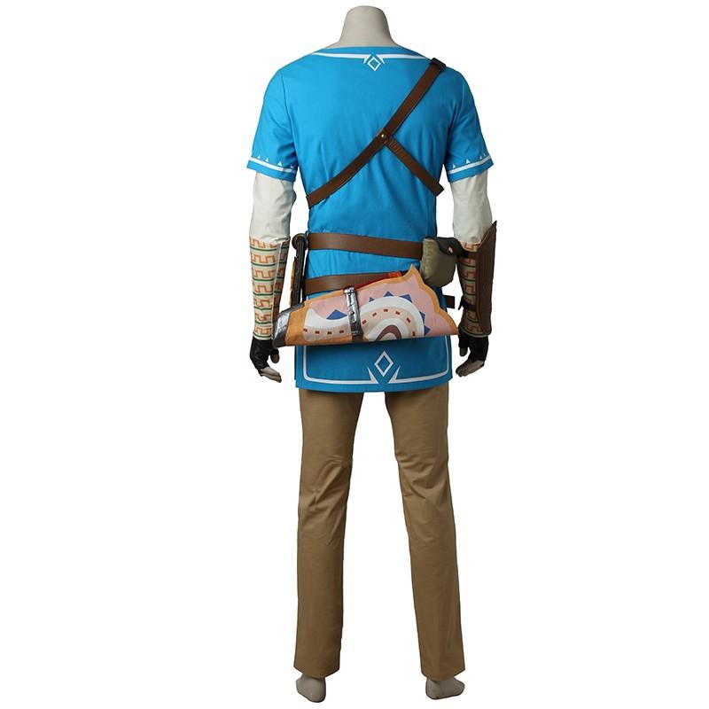 The Legend of Zelda Breath of the Wild Link Cosplay Costume