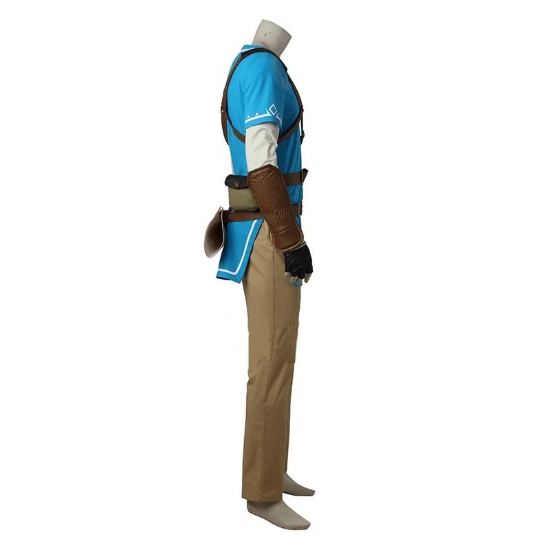 The Legend of Zelda Breath of the Wild Link Cosplay Costume