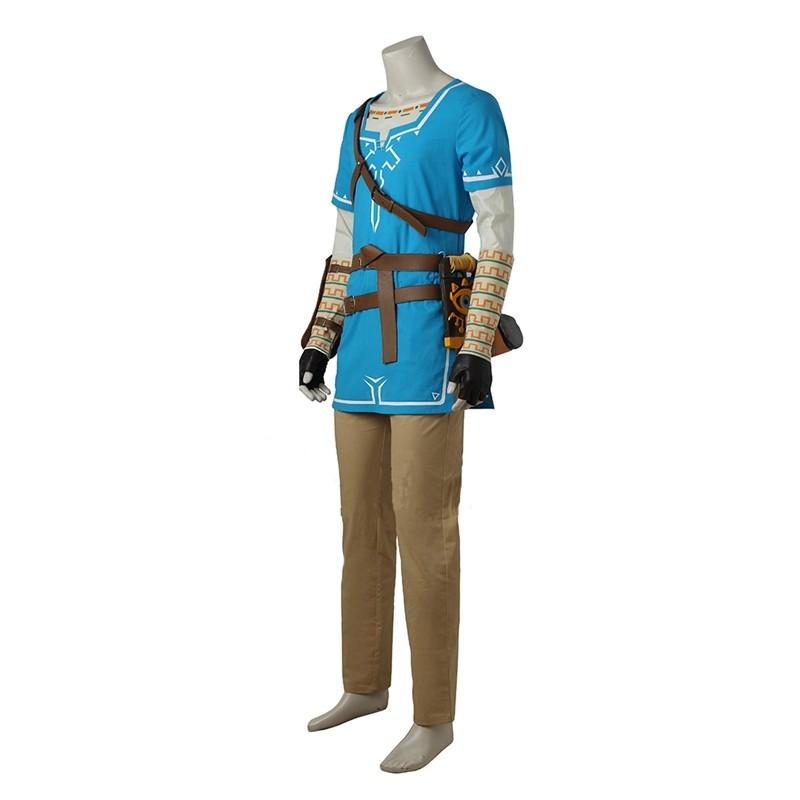 The Legend of Zelda Breath of the Wild Link Cosplay Costume