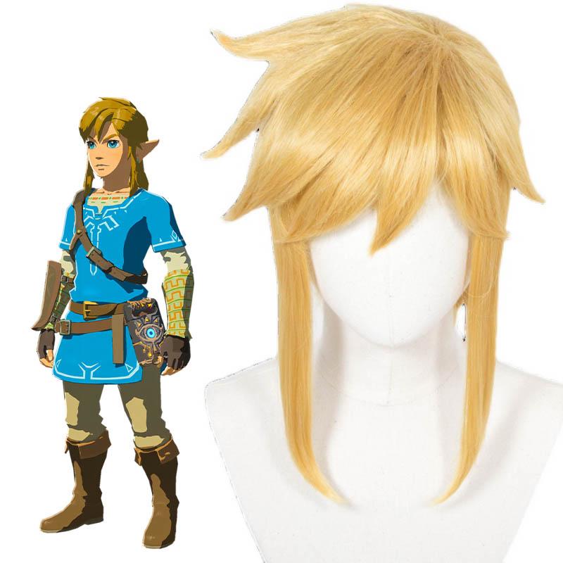 The Legend of Zelda Breath of the Wild Link Cosplay Wigs