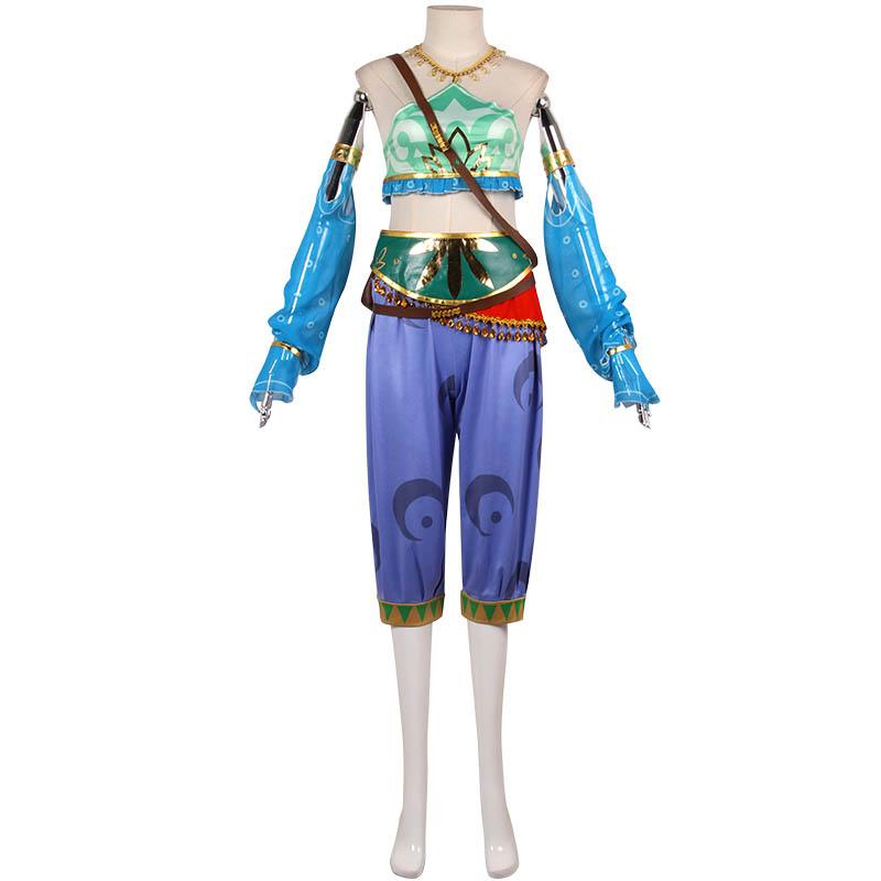 The Legend of Zelda Breath of the Wild Link Female Woman Cosplay Costume
