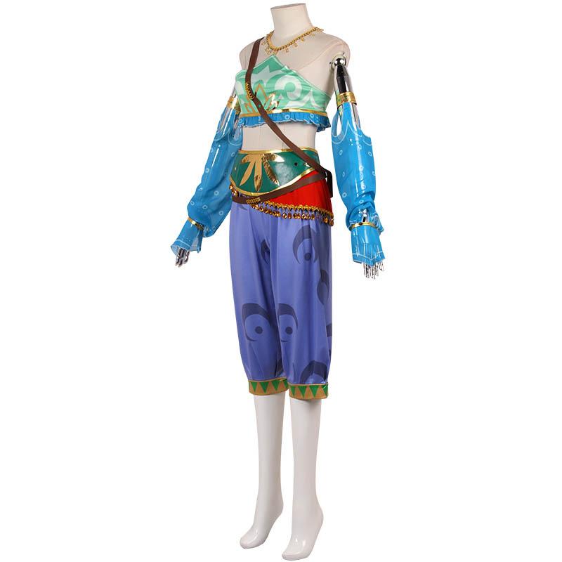 The Legend of Zelda Breath of the Wild Link Female Woman Cosplay Costume
