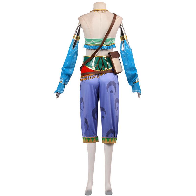The Legend of Zelda Breath of the Wild Link Female Woman Cosplay Costume