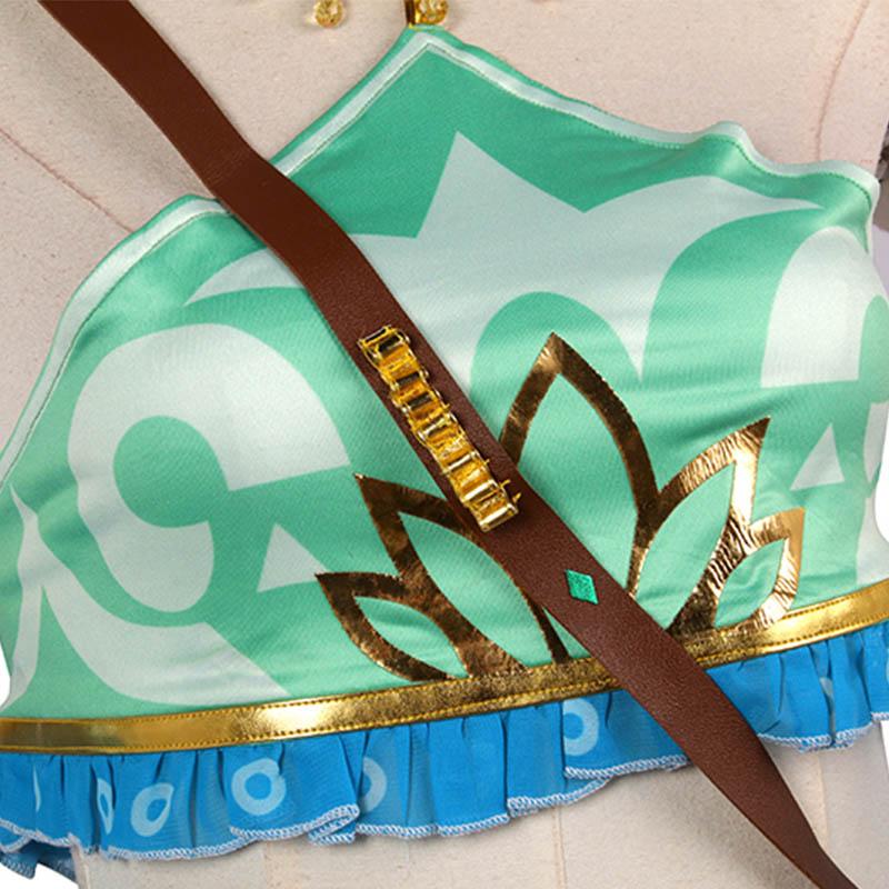 The Legend of Zelda Breath of the Wild Link Female Woman Cosplay Costume