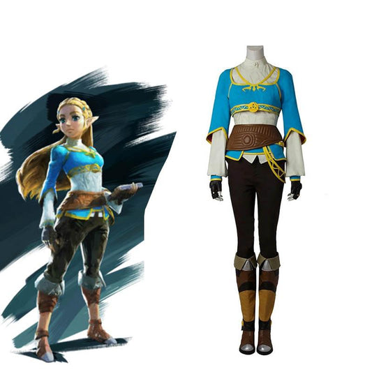 The Legend of Zelda Breath of the Wild Zelda Cosplay Costume