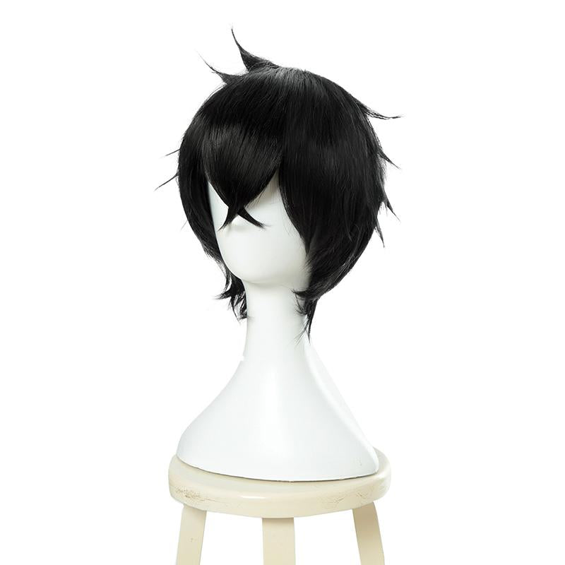 The Rising of the Shield Hero Naofumi Iwatani 28cm Short Black Aoharu x Kikanjuu Tooru Yukimura Cosplay Wig