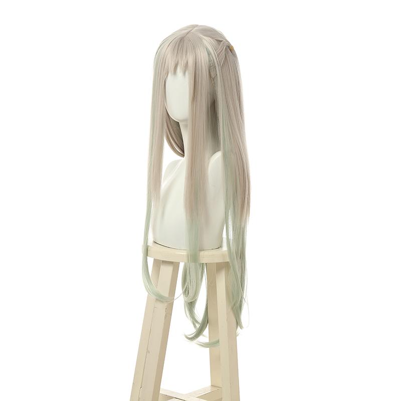 Toilet-Bound Hanako-kun Yashiro Nene Gray Mixed Green Long Cosplay Wigs