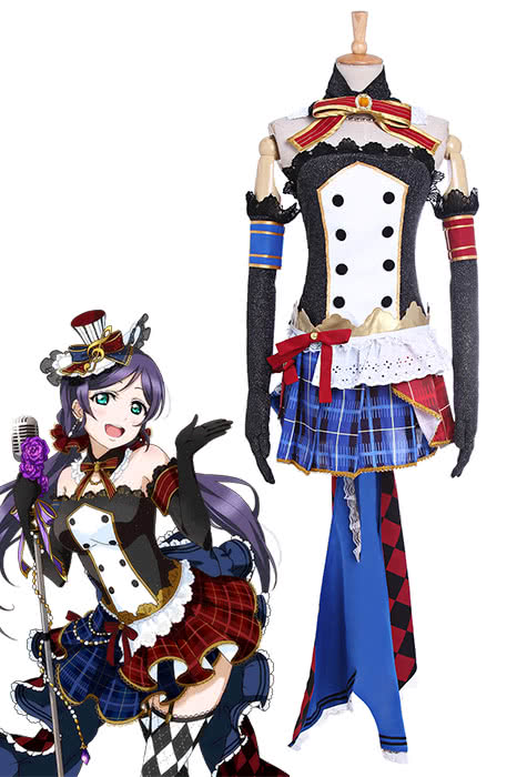 Love Live! Nozomi Tojo Cosplay Costume Black Lace