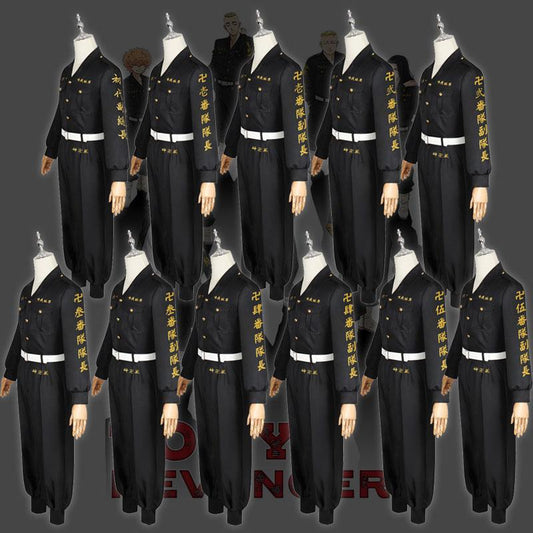 Tokyo Revengers Baji Hayashida Kawata Matsuno Mitsuya Shiba Uniform Cosplay