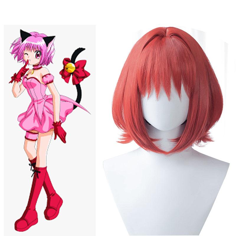 Tokyo Mew Mew Ichigo Momomiya Pink Cosplay Wig