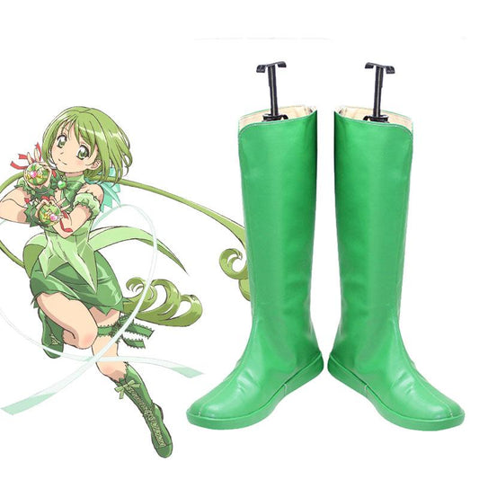 Tokyo Mew Mew Lettuce Midorikawa Cosplay Shoes