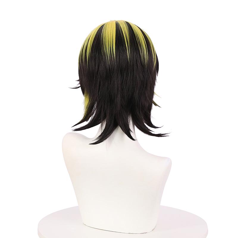 Tokyo Revengers Hanemiya Kazutora Blond Mixed Black Cosplay Wigs
