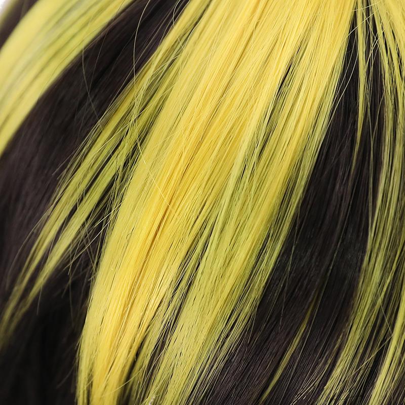 Tokyo Revengers Hanemiya Kazutora Blond Mixed Black Cosplay Wigs