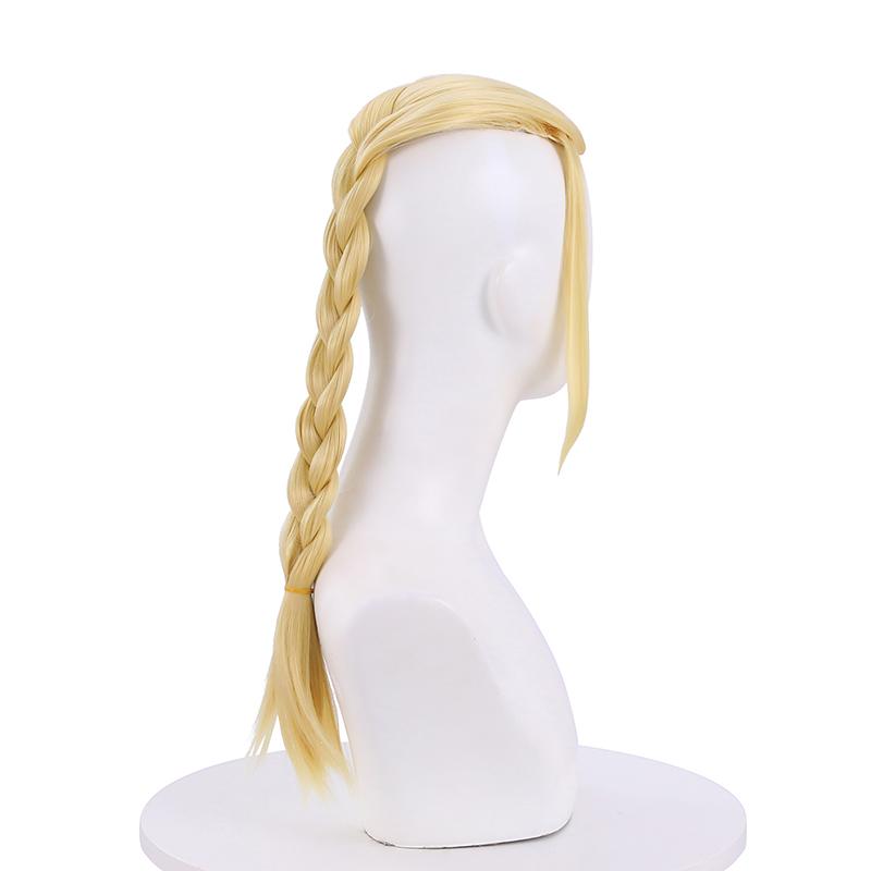 Tokyo Revengers Ryuuguuji Ken Blond Long Braid Cosplay Wigs