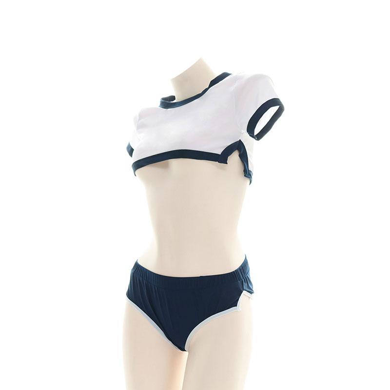 Translucent Sexy Student Uniform Cosplay Costume