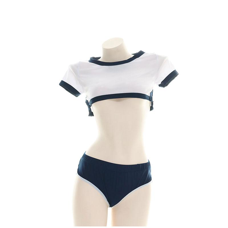 Translucent Sexy Student Uniform Cosplay Costume