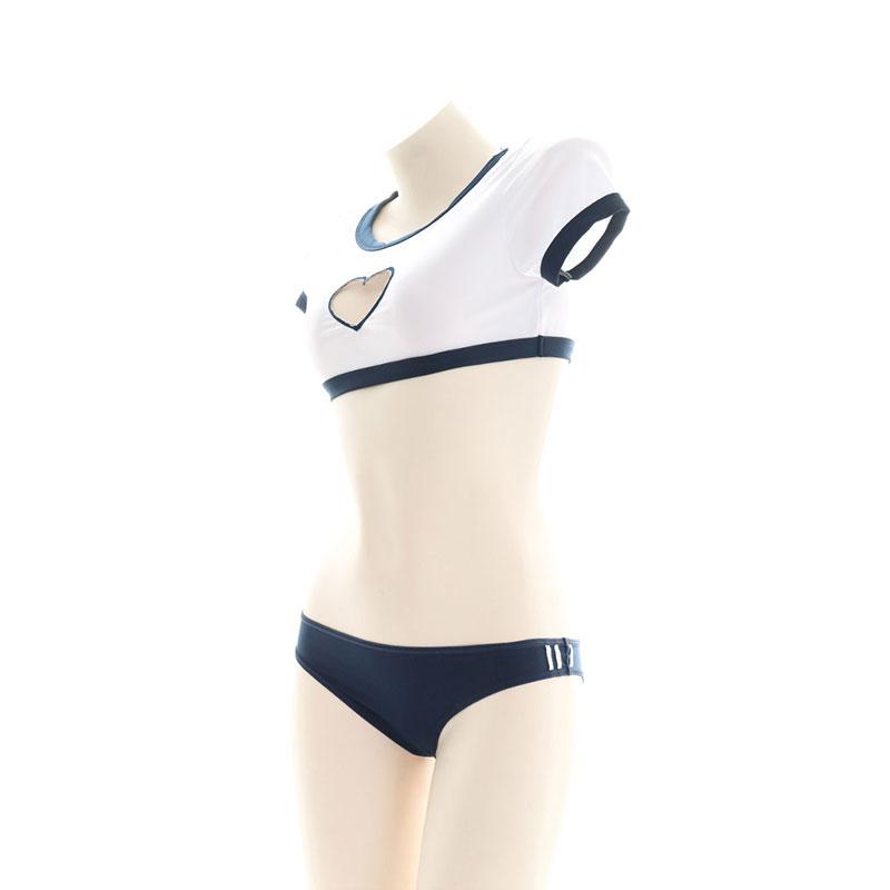 Uniform Underwear Love Hollow Cosplay Costume With Bunny Tail