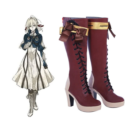 Violet Evergarden Evergarden  Violet  Anime Cosplay shoes