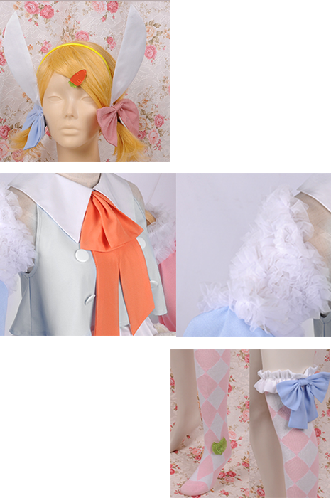 Vocaloid Kagamine Rin & Len Lost Forest and Rabbit Cosplay Costumes
