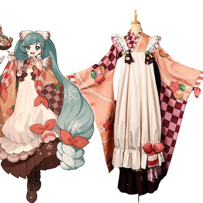 Vocaloid Hatsune Miku Snow Miku 2024 Cosplay Costume