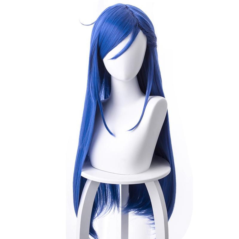 We Never Learn! Bokuben Furuhashi Fumino Blue Long Cosplay Wigs