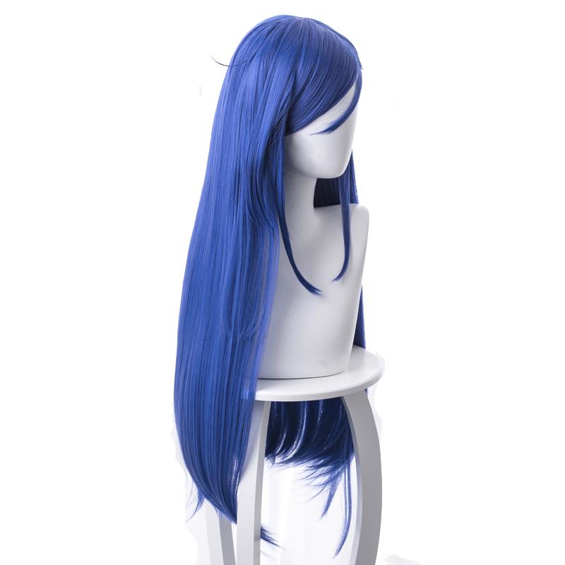 We Never Learn! Bokuben Furuhashi Fumino Blue Long Cosplay Wigs