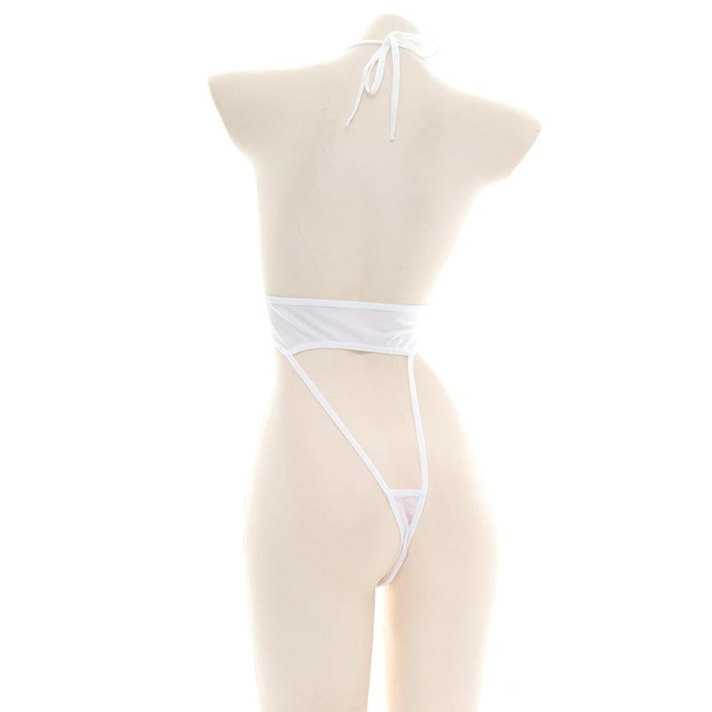 White Sexy Lace Bodysuit Underwear Cosplay Costume