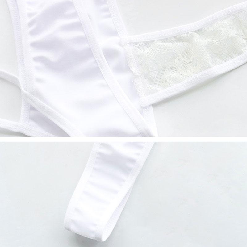 White Sexy Lace Bodysuit Underwear Cosplay Costume