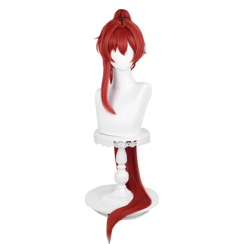 Wuthering Waves Yinlin Long Red Cosplay Wig