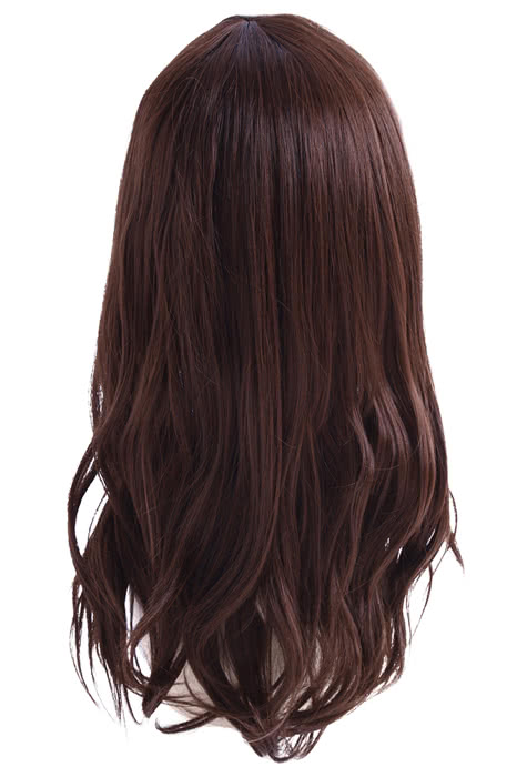 Hight Quality Midum Long Fashion Wig Brown Wave Women Hair