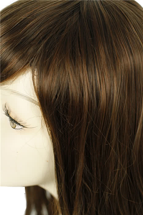 Hight Quality Midum Long Fashion Wig Brown Wave Women Hair