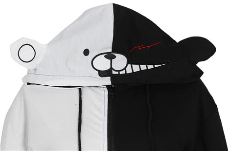 Danganronpa: Trigger Happy Havoc Black and White Cosplay Costumes