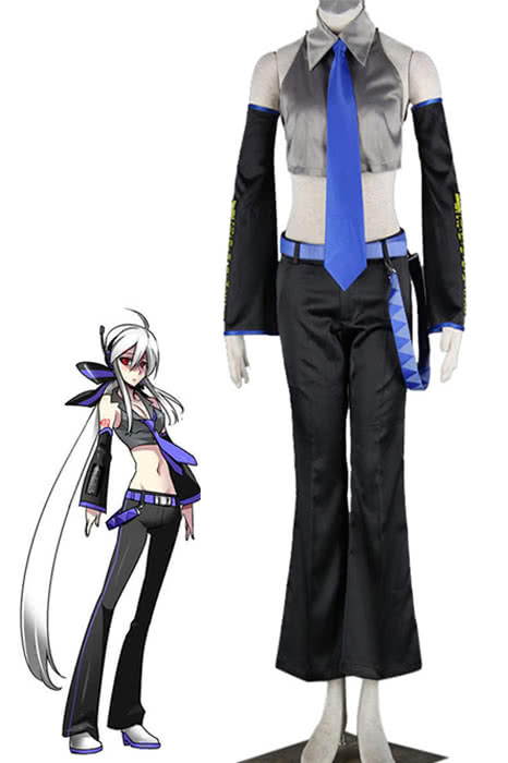 Vocaloid Yowane Haku Black Anime Cosplay Costumes