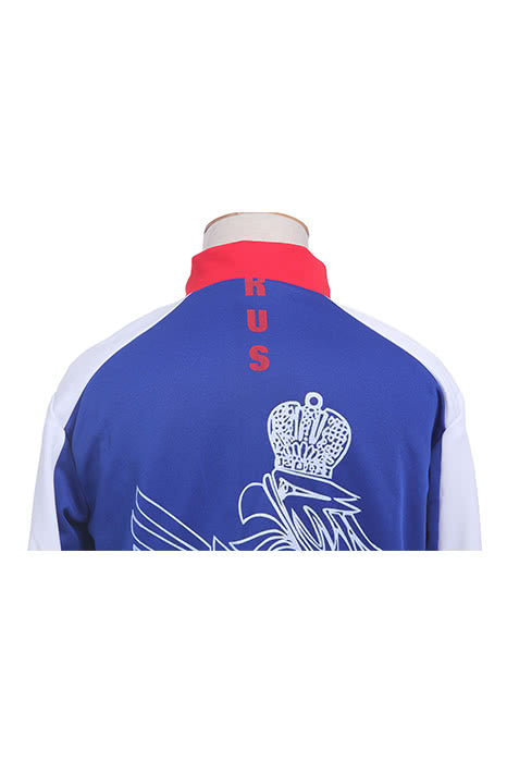 Yuri on Ice Yuri Plisetsky Blue Sportswear Coat Cosplay Costumes