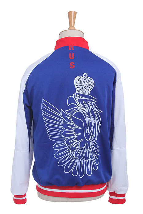 Yuri on Ice Yuri Plisetsky Blue Sportswear Coat Cosplay Costumes