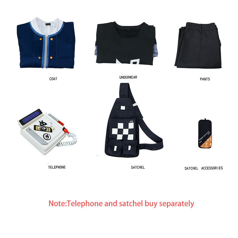 Zenless Zone Zero Wise Male Cosplay Costume