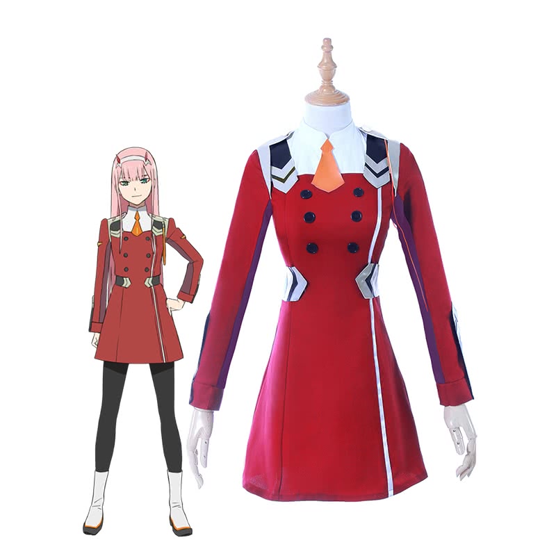 DARLING in the FRANXX Anime Cosplay Costumes 02 Zero Two Women Costume