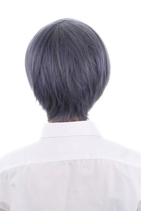 Black Butler Ciel Phantomhive Short Blue Grey Cosplay Wigs