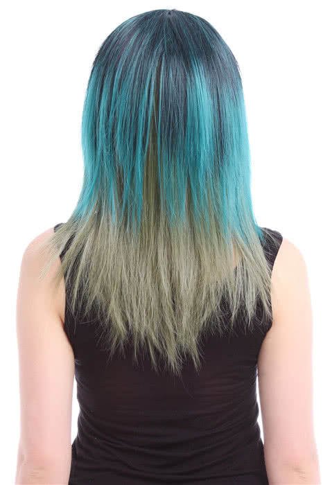 45cm Medium Mixed Color Cosplay Hair Wig